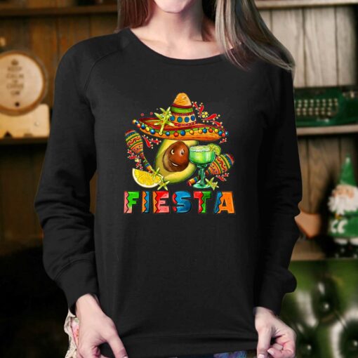 Cinco De Mayo Fiesta With Avocado And Sombrero Shirt