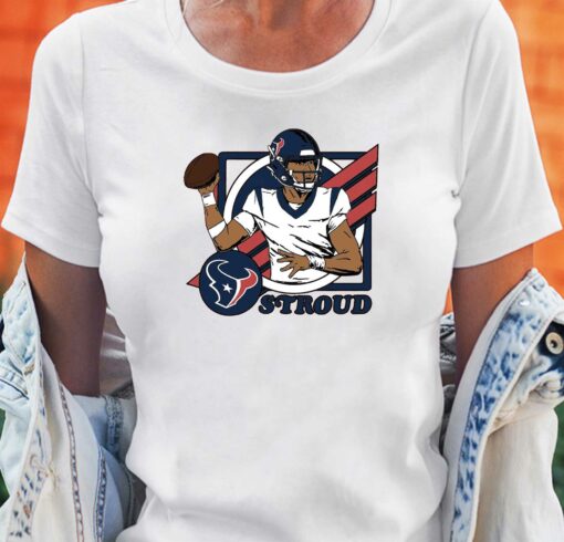 Cj Stroud Houston Texans Homage 2023 Nfl Draft First Round Pick Caricature T-shirt