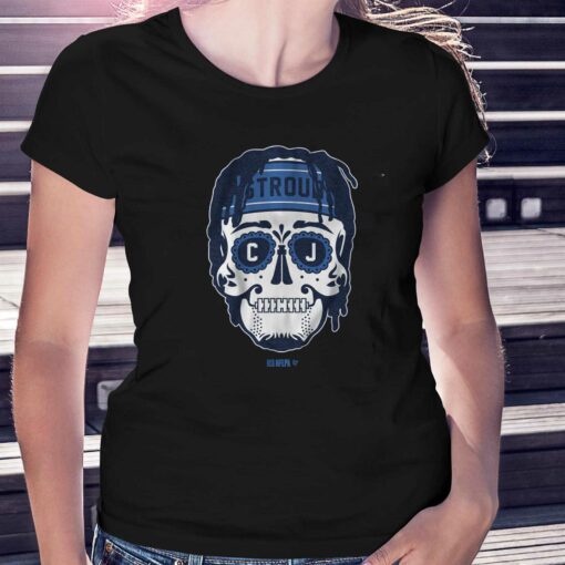 Cj Stroud Sugar Skull T-shirt