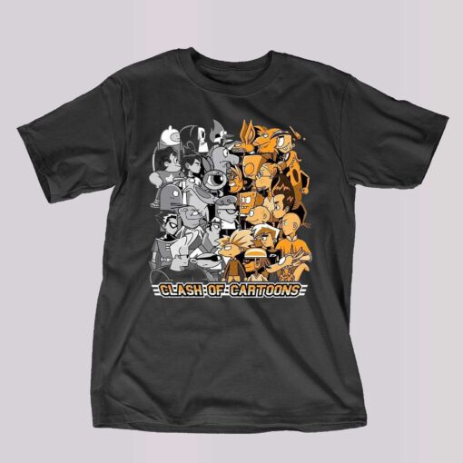 Clash Of Cartoons T-shirt