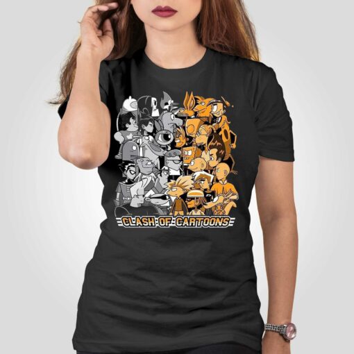 Clash Of Cartoons T-shirt