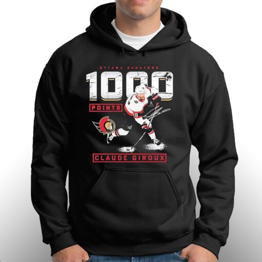 Claude Giroux Ottawa Senators 1000 Career Points Shirt