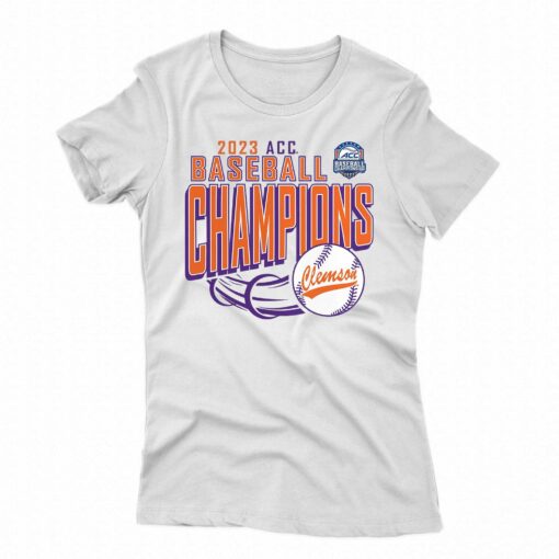 Clemson Tigers 2023 Acc Baseball Conference Tournament Champions T-shirt