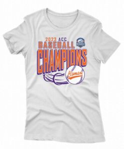 Clemson Tigers Fanatics Branded 2023 Acc Baseball Conference Tournament Champions T-shirt 1 Clemson Tigers Fanatics Branded 2023 Acc Baseball Conference Tournament Champions T shirt 2