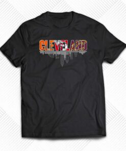 Cleveland 3 Teams Sports Logo Skyline Shirt Cleveland 3 Teams Sports Logo Skyline Shirt