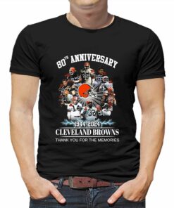 Cleveland Browns 80th Anniversary 1944 2024 Memories Shirt Hoodie Sweater Cleveland Browns 80th Anniversary 1944 2024 Memories Shirt Hoodie Sweater