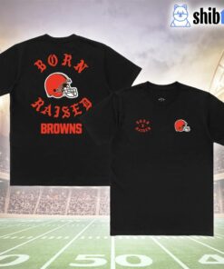 Cleveland Browns Born X Raised Unisex T shirt 3