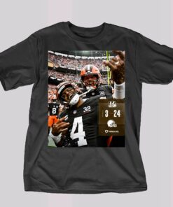 Cleveland Browns Final Score 24 3 Bengals T-shirt Cleveland Browns Final Score 24 3 Bengals T-shirt