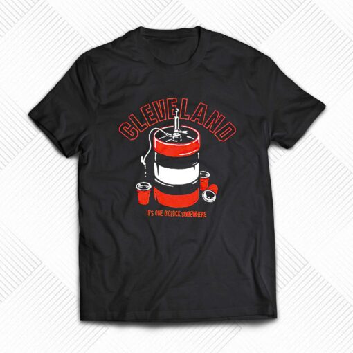 Cleveland Browns It’s One O’clock Somewhere Shirt