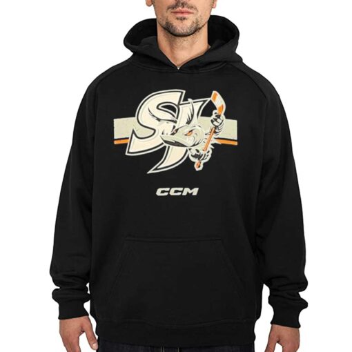 Cmm San Jose Barracuda Ccm Crest Logo Shirt