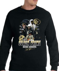 Coach Prime Deion Sanders Signature T shirt 4