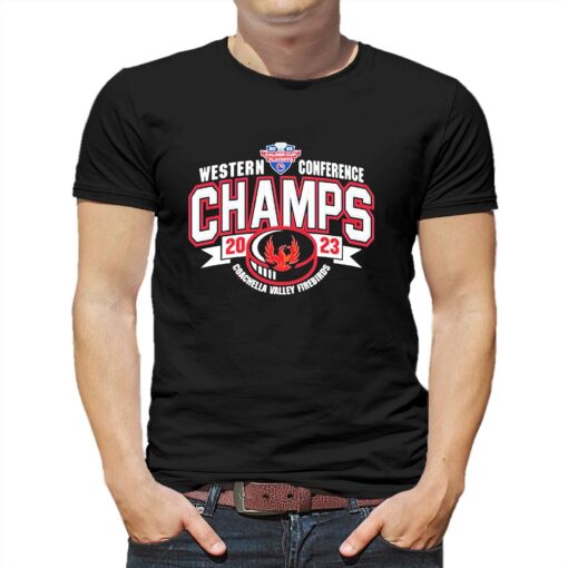 Coachella Valley Firebirds 2023 Calder Cup Western Conference Champions Shirt