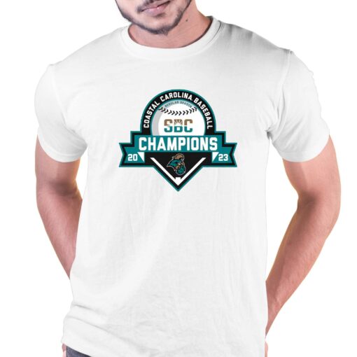 Coastal Carolina Chanticleers 2023 Sun Belt Baseball Regular Season Champions T-shirt