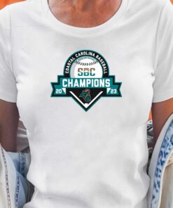 Coastal Carolina Chanticleers 2023 Sun Belt Baseball Regular Season Champions T-shirt 1 Coastal Carolina Chanticleers 2023 Sun Belt Baseball Regular Season Champions T shirt 2