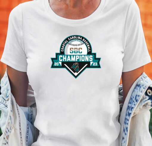 Coastal Carolina Chanticleers 2023 Sun Belt Baseball Regular Season Champions T-shirt