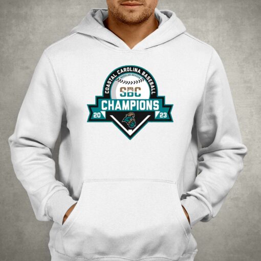 Coastal Carolina Chanticleers 2023 Sun Belt Baseball Regular Season Champions T-shirt