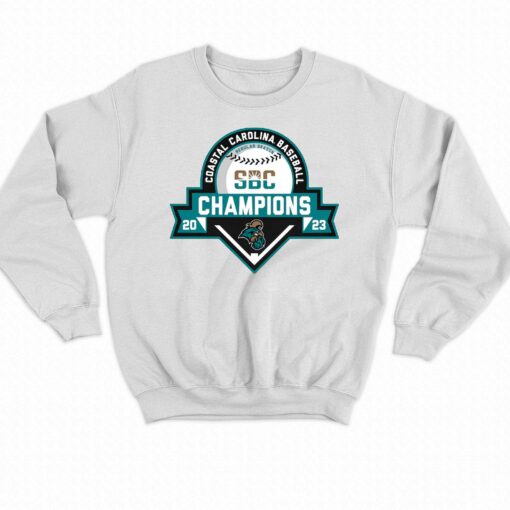 Coastal Carolina Chanticleers 2023 Sun Belt Baseball Regular Season Champions T-shirt