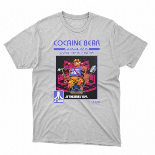 Cocaine Bear Inspired By True Events In Theatres Now T-shirt