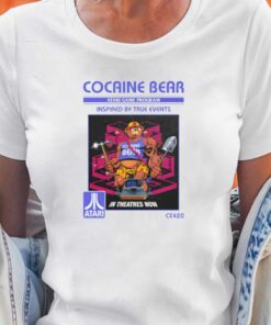 Cocaine Bear Inspired By True Events In Theatres Now T-shirt