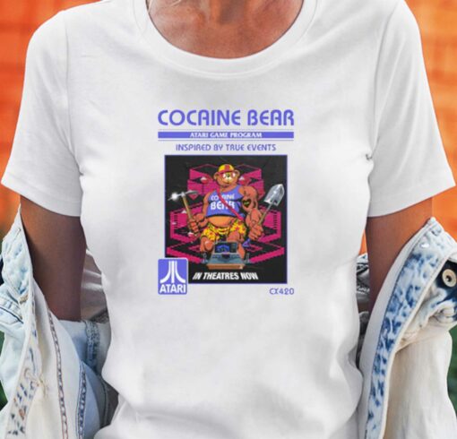 Cocaine Bear Inspired By True Events In Theatres Now T-shirt