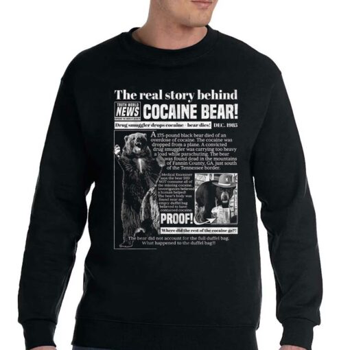 Cocaine Bear The Real Story Behind Shirt