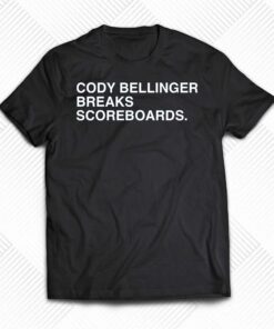 Cody Bellinger Breaks Scoreboards Shirt Cody Bellinger Breaks Scoreboards Shirt
