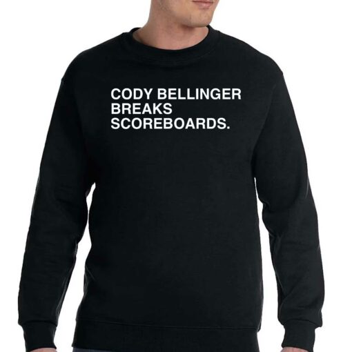 Cody Bellinger Breaks Scoreboards Shirt