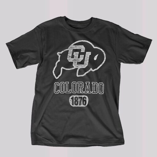 Colorado Buffaloes ’47 1876 Primary Logo Franklin T-shirt