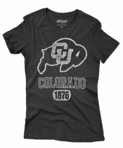 Colorado Buffaloes '47 1876 Primary Logo Franklin T-shirt 1 Colorado Buffaloes 47 1876 Primary Logo Franklin T shirt 2