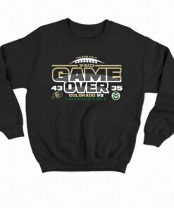 Colorado Buffaloes Vs Colorado State Rams 2023 Rocky Mountain Showdown Football Score T shirt 4