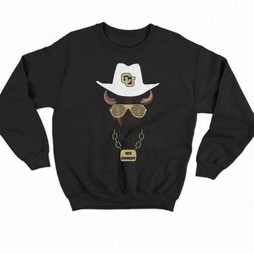 Colorado Buffalos We Comin’ T-shirt Deion Sanders Coach Prime Colorado Buffalos Shirt