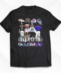 Colorado Team Players Sports 2023 Signatures Shirt
