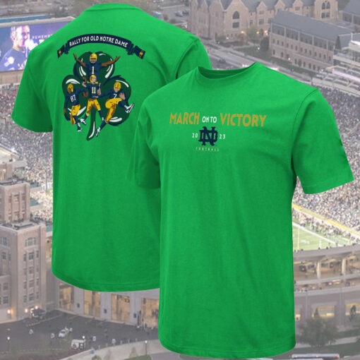 Colosseum Notre Dame Fighting Irish Green 2023 The Shirt T-shirt