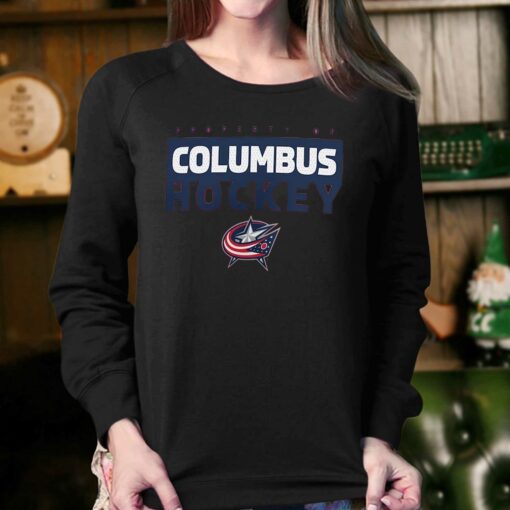 Columbus Blue Jackets Fanatics Branded Gain Ground T-shirt