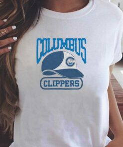 Columbus Clippers Helmet T-shirt 1 Columbus Clippers Helmet T shirt 2