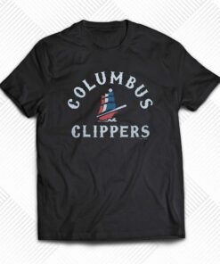 Columbus Clippers Ship Crewneck T-shirt