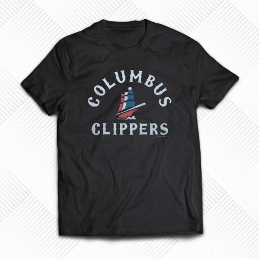 Columbus Clippers Ship Crewneck T-shirt