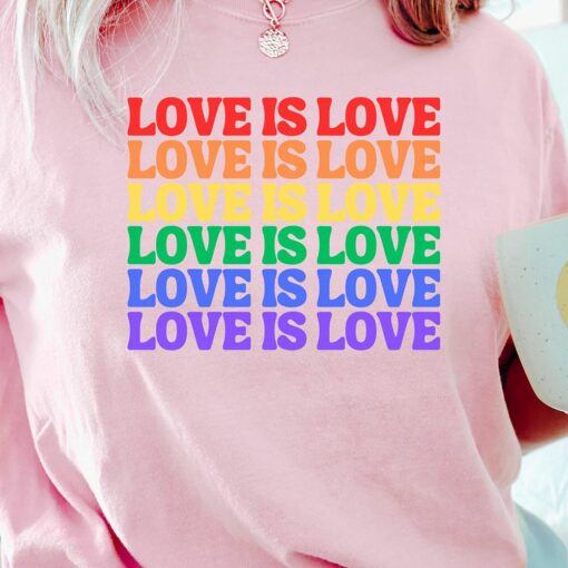 Comfort Colors Love Is Love Shirt Pride Month Shirt Pride