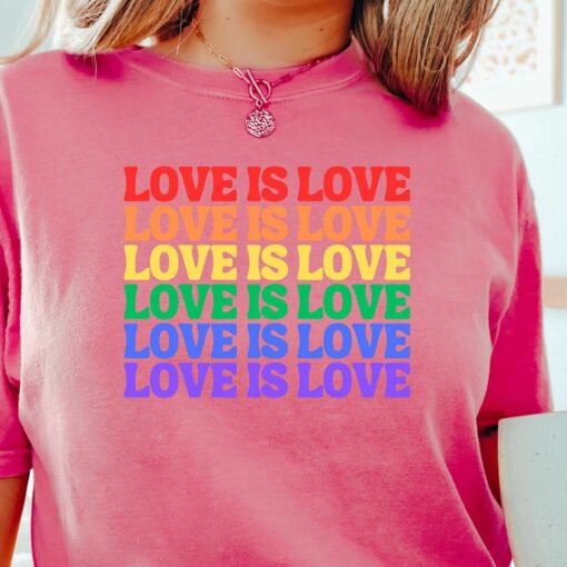 Comfort Colors Love Is Love Shirt Pride Month Shirt Pride