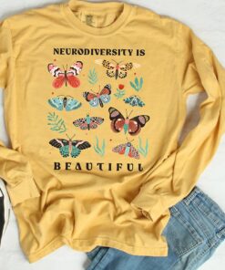 Comfort Colors Neurodiversity Is Beautiful Long Sleeve Shirt