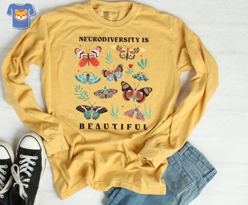 Comfort Colors Neurodiversity Is Beautiful Long Sleeve Shirt