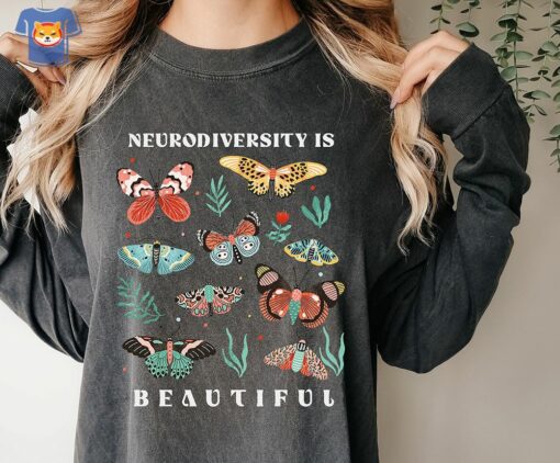 Comfort Colors Neurodiversity Is Beautiful Long Sleeve Shirt