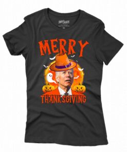Confused Joe Biden Merry Thanksgiving – Halloween Funny T-shirt