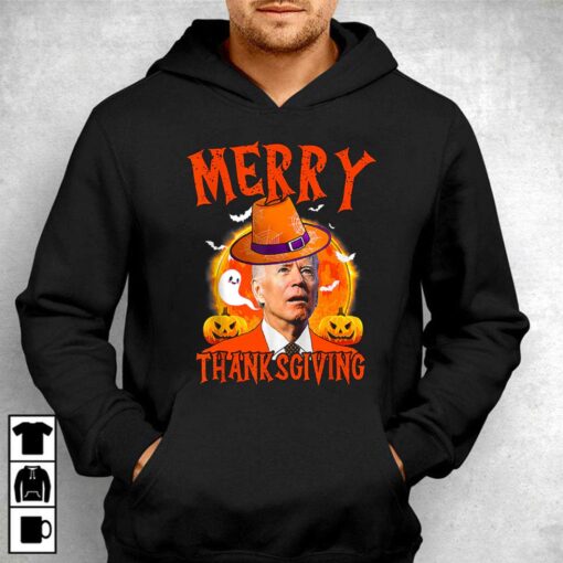 Confused Joe Biden Merry Thanksgiving – Halloween Funny T-shirt