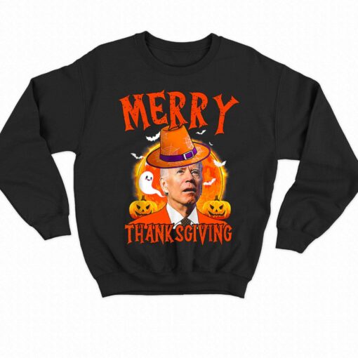 Confused Joe Biden Merry Thanksgiving – Halloween Funny T-shirt