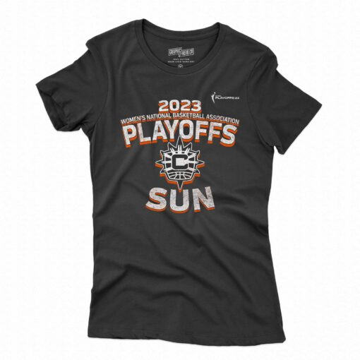 Connecticut Sun Stadium Essentials 2023 Wnba Playoffs Dust T-shirt