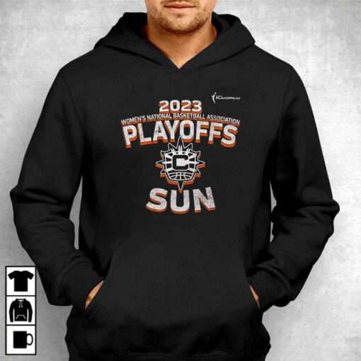 Connecticut Sun Stadium Essentials 2023 Wnba Playoffs Dust T-shirt