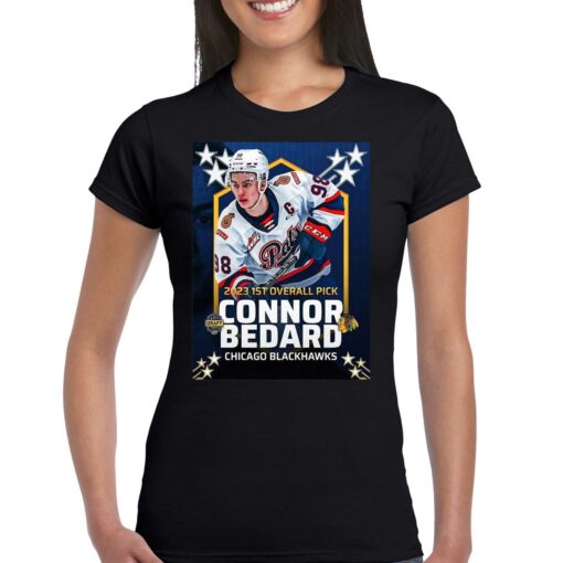 Connor Bedard Chicago Black Hawks 2023 Shirt