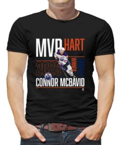 Connor Mcdavid Edmonton Oilers Fanatics Branded 2023 Hart Trophy Winner T-shirt
