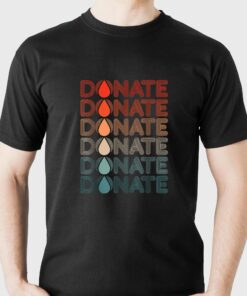 Cool donate blood graphic art blood donor design t-shirt